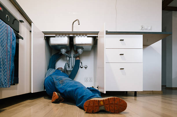 Professional Drain Cleaning technician working in Flanders, NJ